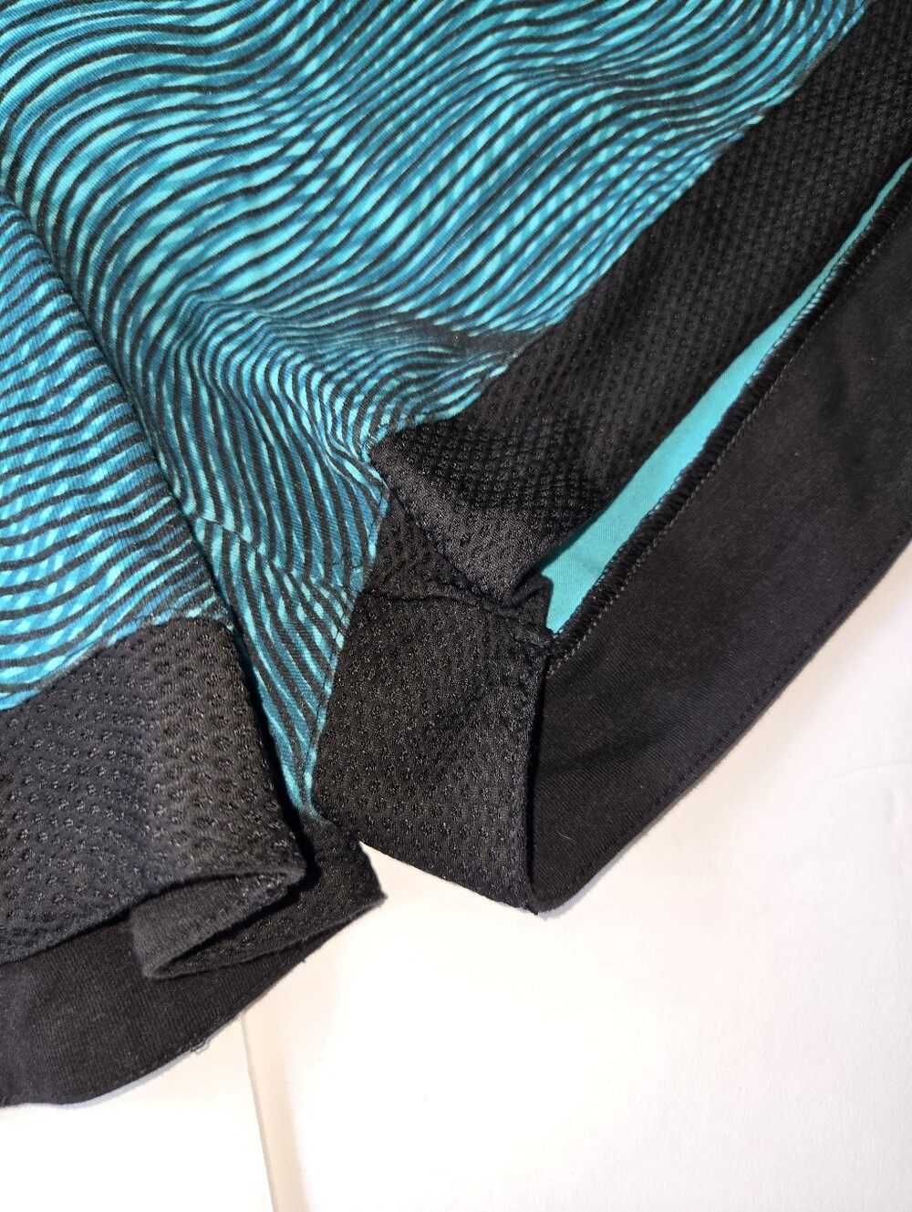 ActiveZone Athletic Shorts – Size 1X – Teal Wave Print - Picture 8 of 12